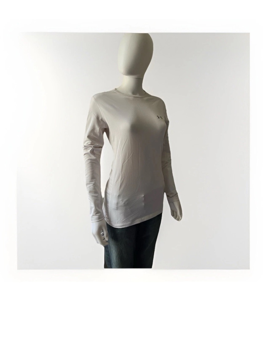Under Armour White Long Sleeve Sports T Shirt M/M
